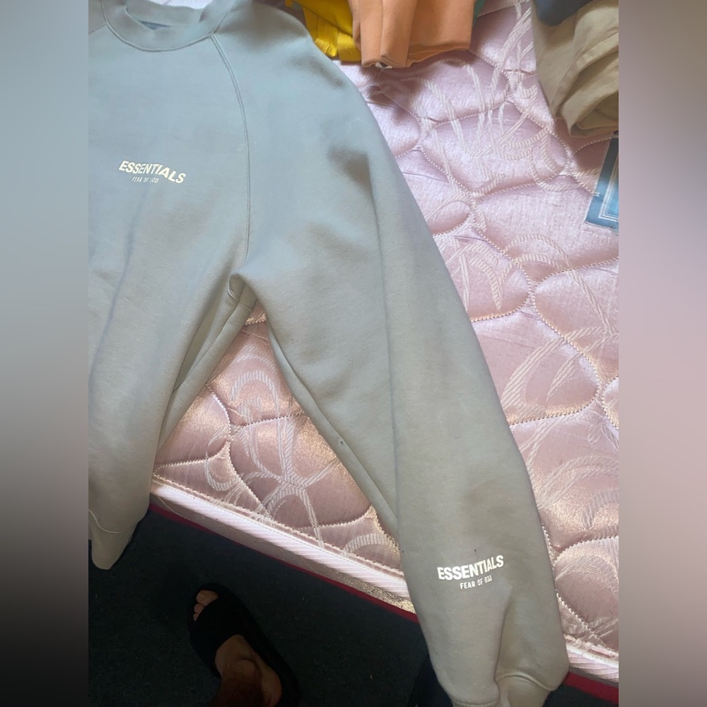 Essentials Fear of God, Tan long sleeve crew neck